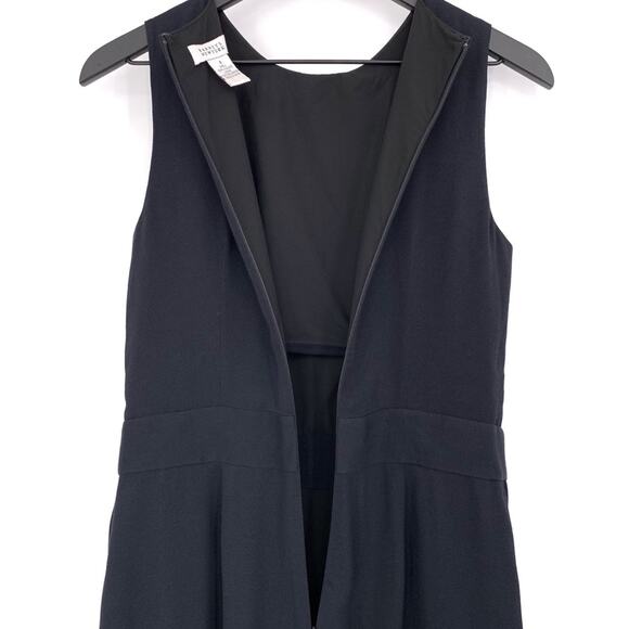 BARNEYS NEW YORK Cut Out Sheath Dress Navy Blue 6 - Picture 11 of 12